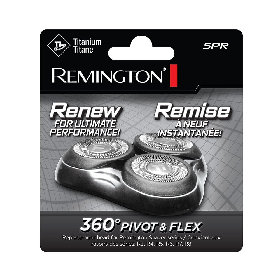 Remington SPRCDN universal rotary replacement shaver head for a smooth shave and easy maintenance