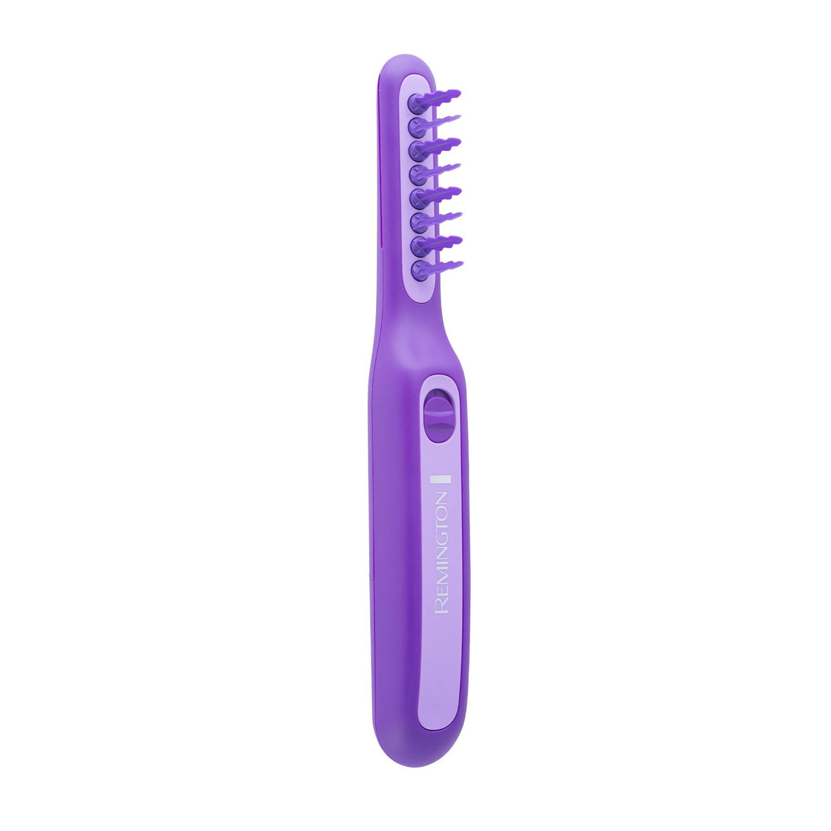 Remington Tame the Mane electric detangling brush front view for quick knot removal.