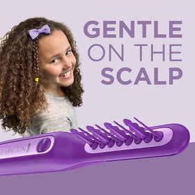 Remington Tame the Mane teeth close-up show soft-tip design for gentle scalp.