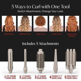 Anti-static technology reduces frizz for polished results with Remington Trendology.