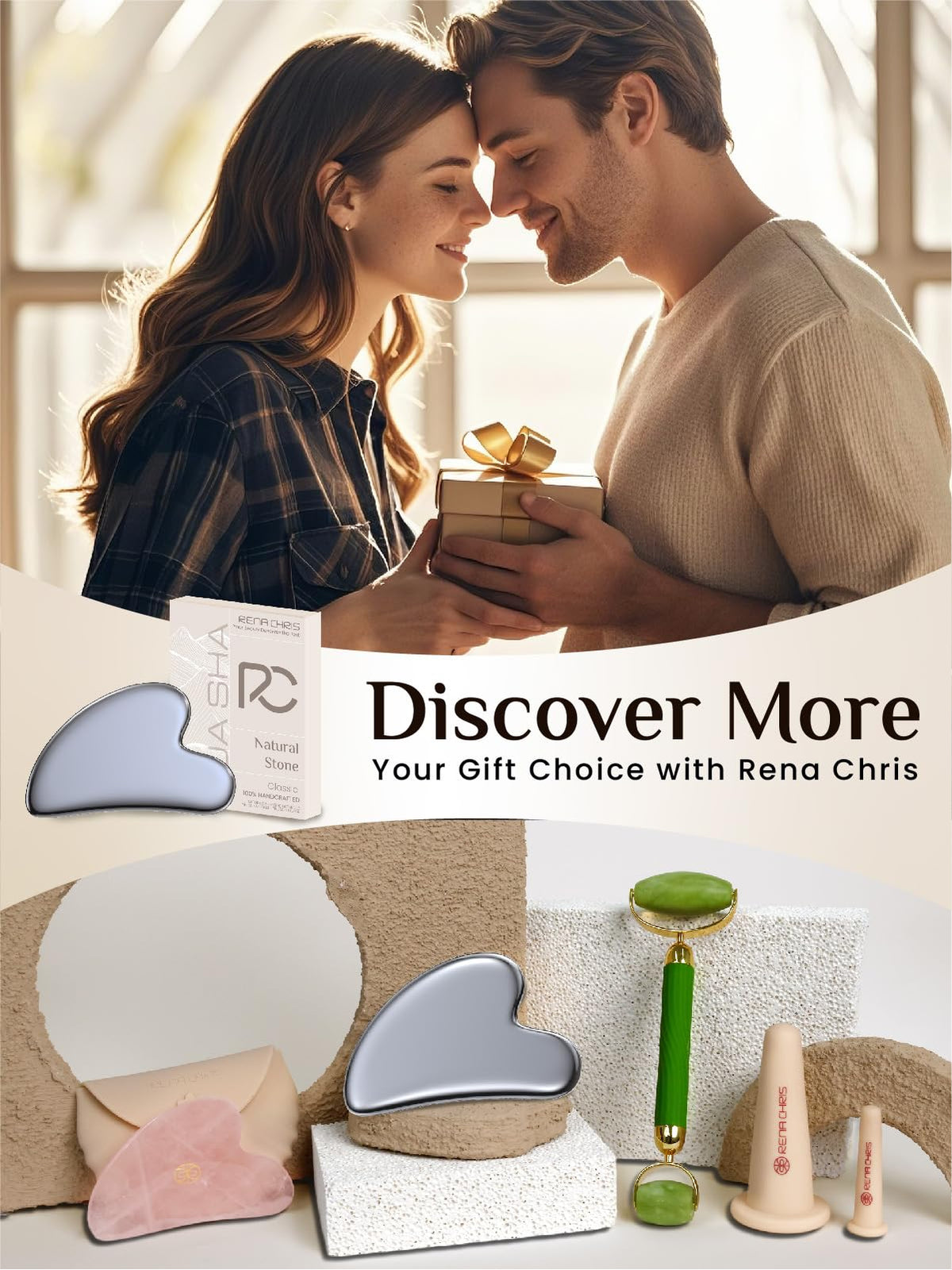 Elegant box packaging makes this gua sha a refined gift option.
