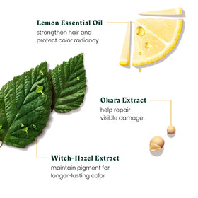 René Furterer Color Glow okara extract visual nods to vibrancy and repair potential.