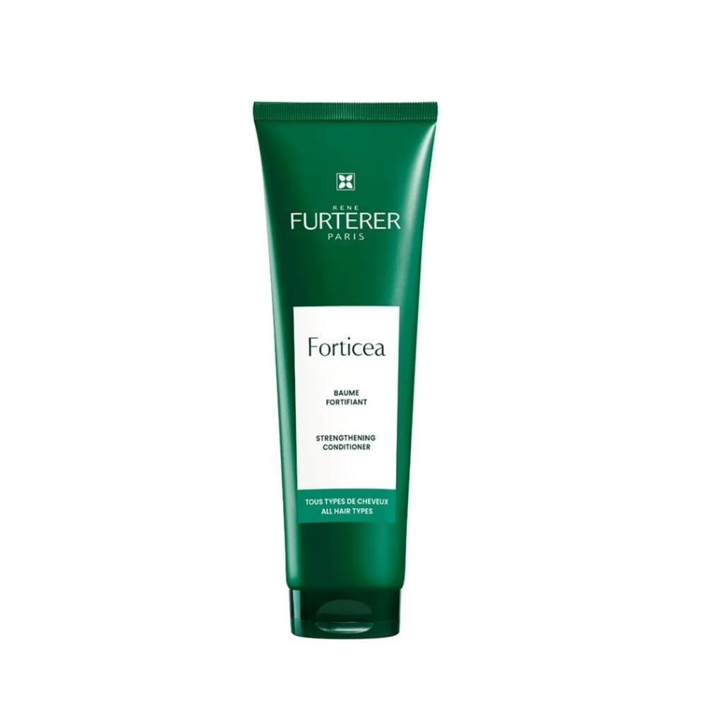 René Furterer Forticea Strengthening Conditioner bottle pour for easy daily use.