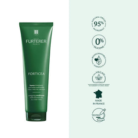 René Furterer Forticea Strengthening Conditioner featuring guarana on label.