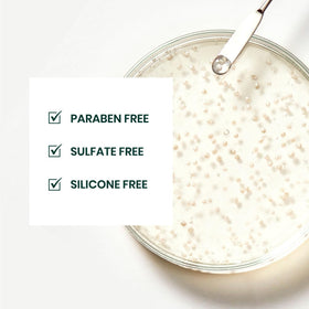 Shampoo application on scalp signals energizing cleanse for daily care.