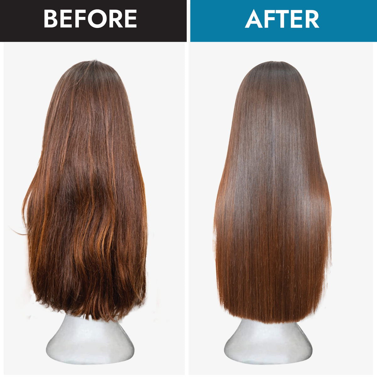 Rene of Paris conditioner natural look closeup preserves realistic wig appearance.