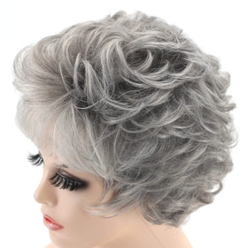 RENERSHOW gift-ready grey wig for cosplay, work, or events