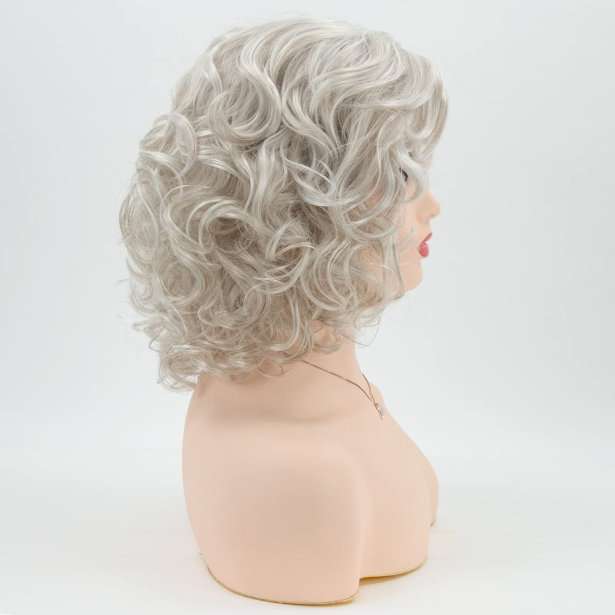 RENERSHOW heat-resistant synthetic fiber keeps curls looking fresh longer.
