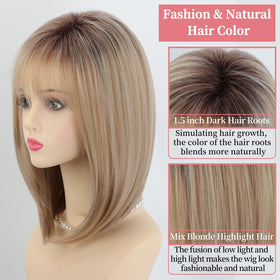 RENERSHOW soft heat-resistant synthetic fiber delivers natural drape and easy styling.