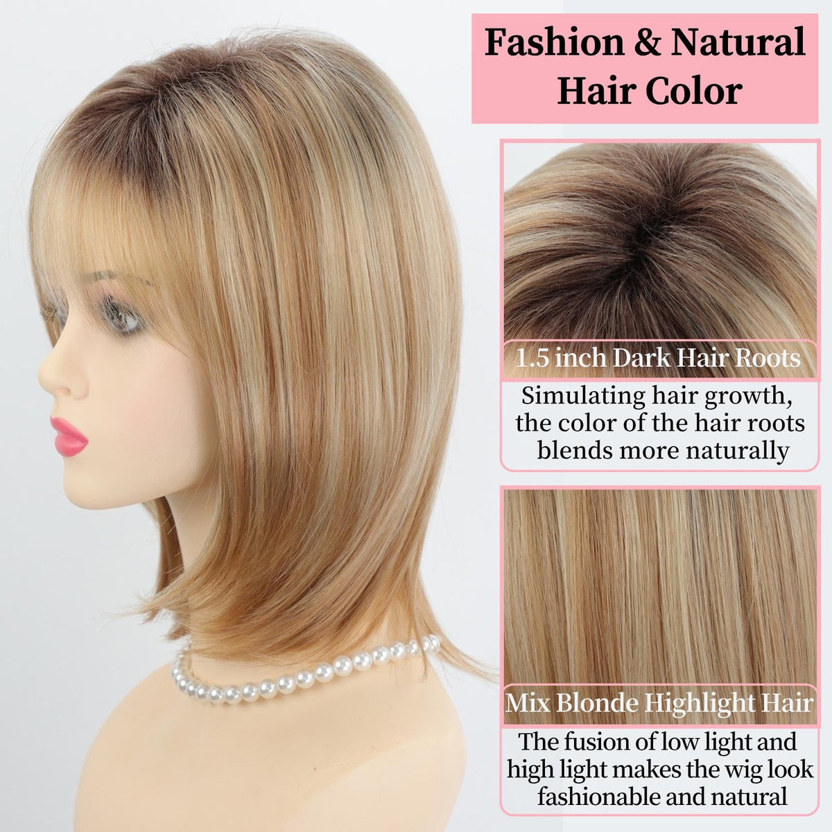 RENERSHOW soft synthetic fibers create a smooth drape that's comfortable all day