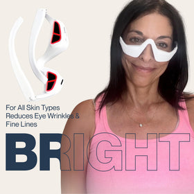 Renewa EyeLift portable and lightweight for on-the-go skincare routines.