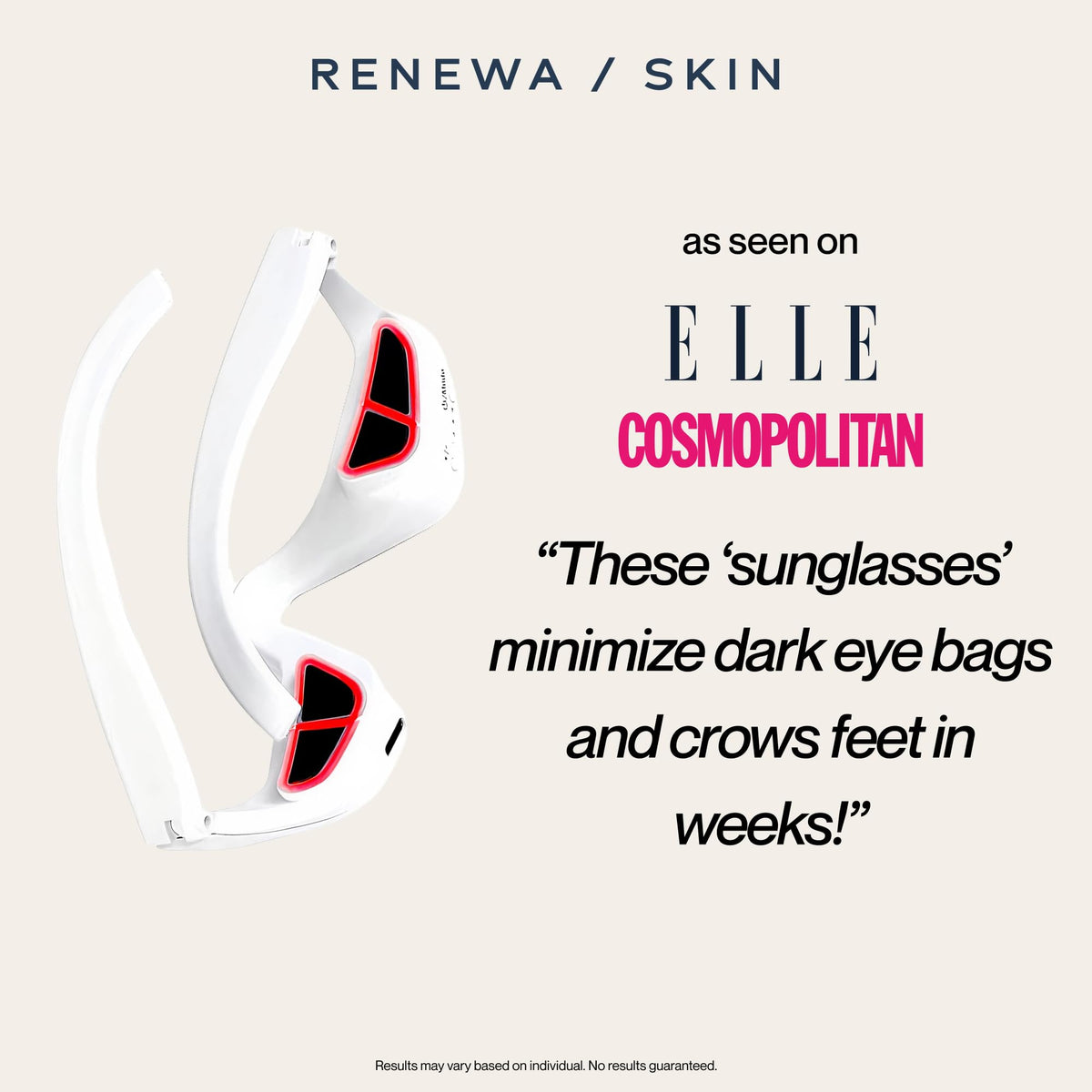 Renewa EyeLift ideal for travel-friendly at-home skincare sessions.