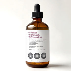 Renewalize oil on skin provides a smooth, dewy finish.