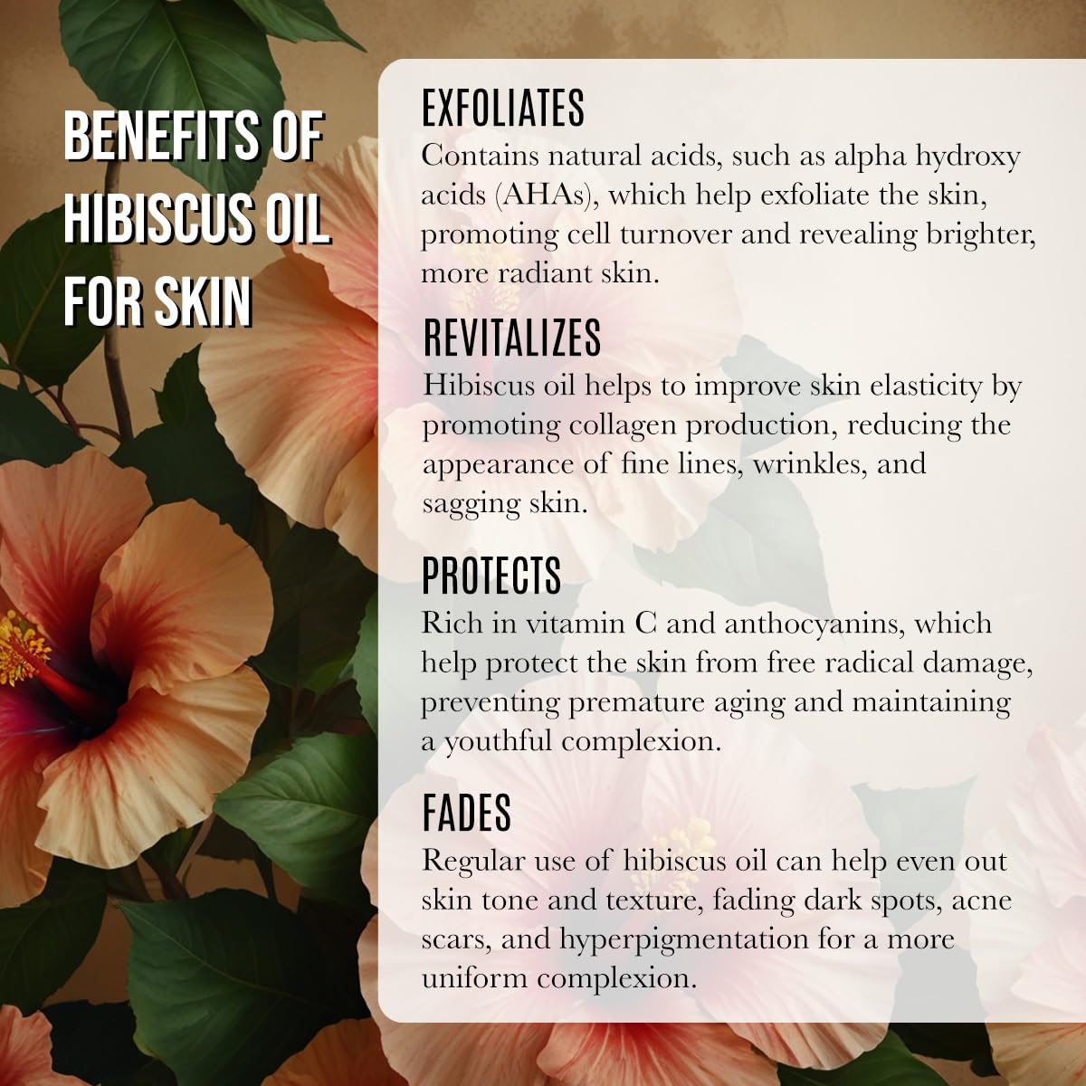 Renewalize Hibiscus Seed Oil dropper enables precise dosage for skin and hair care