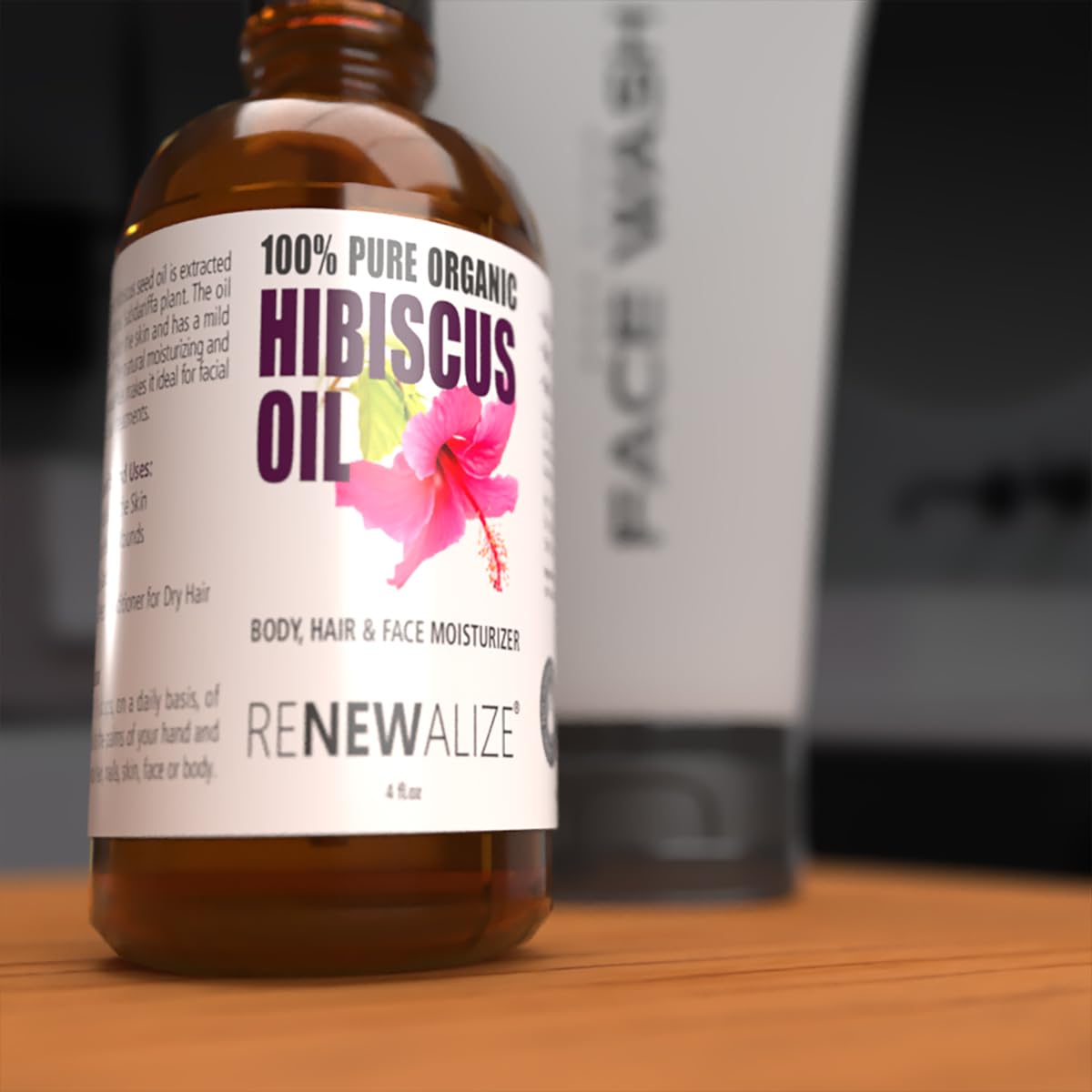 Renewalize Hibiscus Seed Oil facial serum adds soothing moisture for daily care