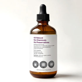 Renewalize Hibiscus Seed Oil label highlights virgin organic unrefined oil
