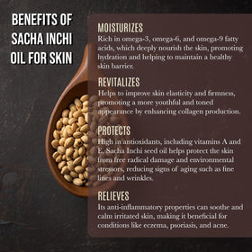 Renewalize Sacha Inchi Oil on skin during application for instant moisture.</