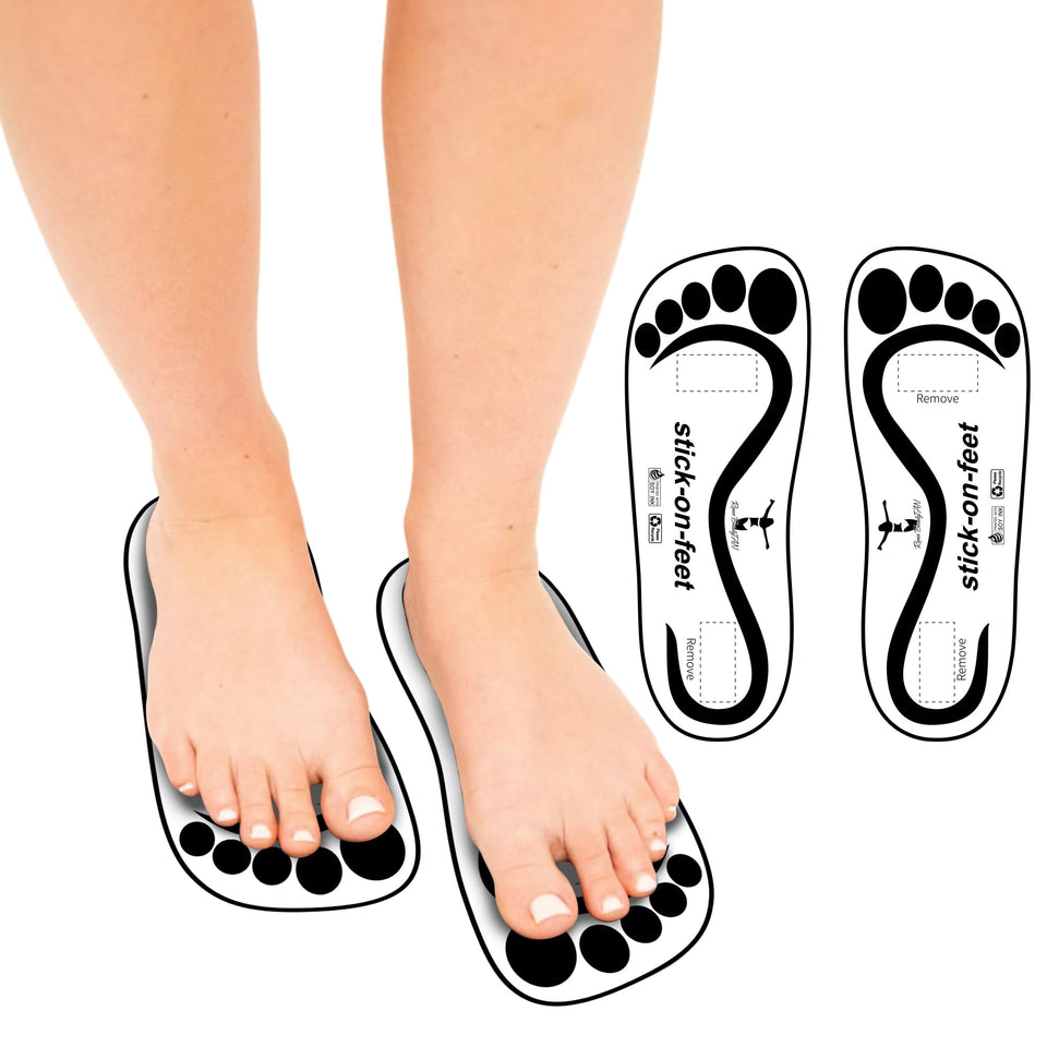 Reneebeautytan economy foot protectors for spray tan sessions protect feet from staining.
