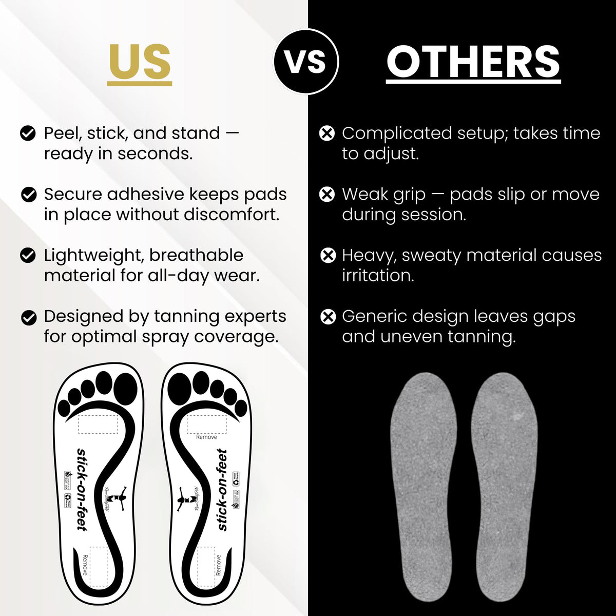 Reneebeautytan mobile salon foot protectors support quick setup and clean results.