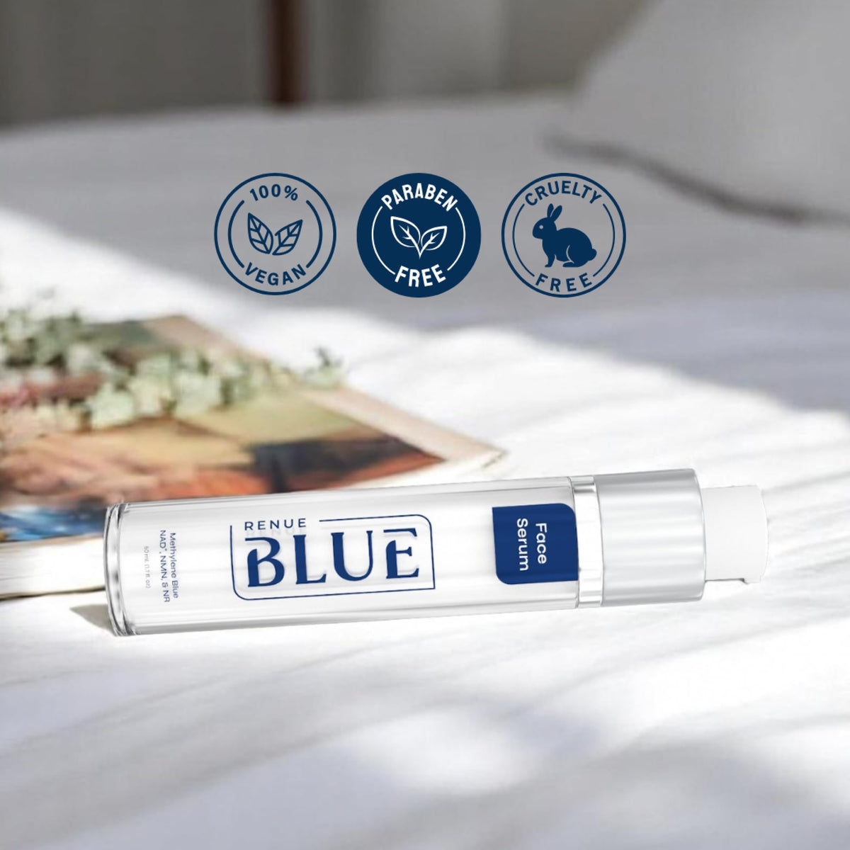 Label detail highlights clean formulation for daily skincare use.