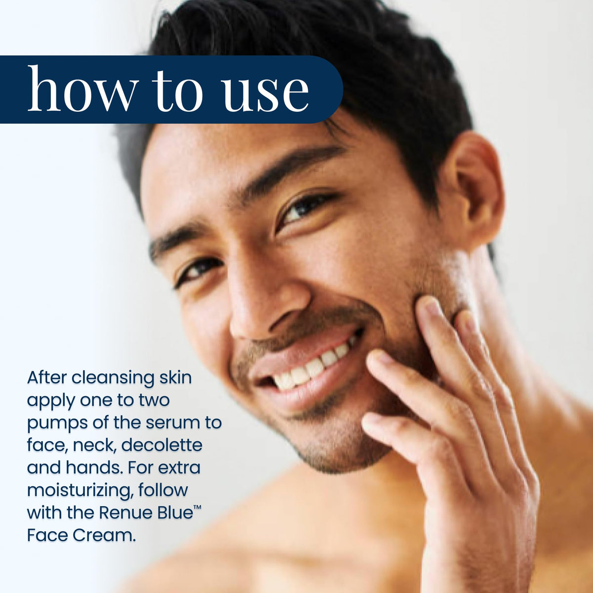 On-skin texture after application suggests a lightweight, non-greasy finish.