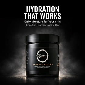 RENVIR Supercharger bottle cap close-up – secure seal for mess-free routines.