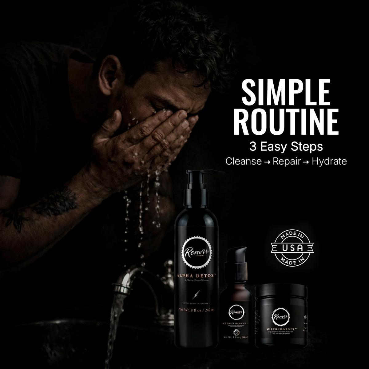 RENVIR Supercharger skin before-application – dry appearance ready for a lightweight boost.