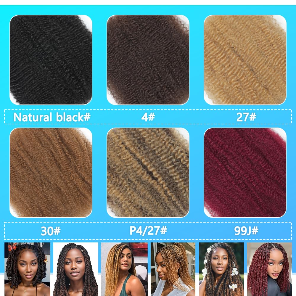 Renyarch Afro Kinky Bulk twists and wigs use preserves authentic texture blend.