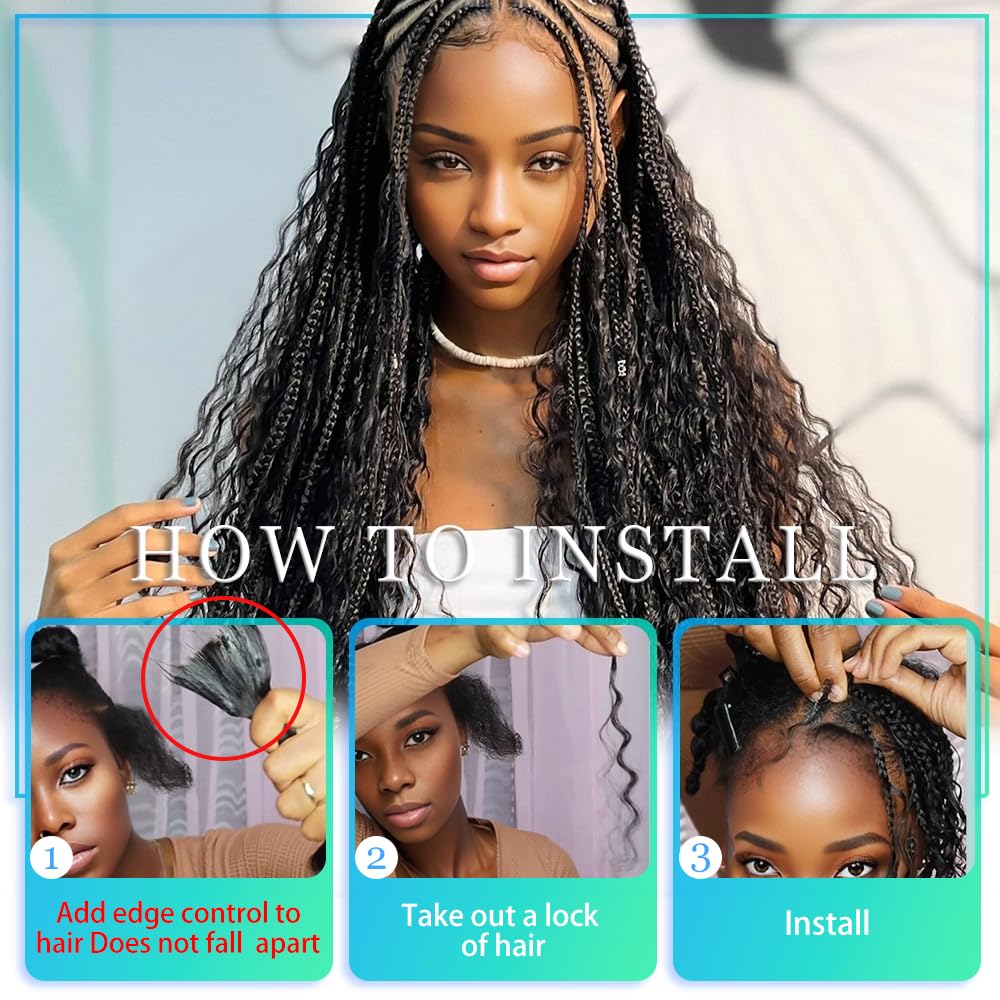 Renyarch bulk human hair without weft for full, customizable braids.