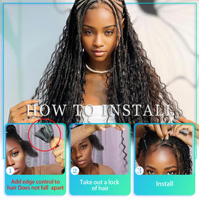 Renyarch bulk human hair without weft for full, customizable braids.