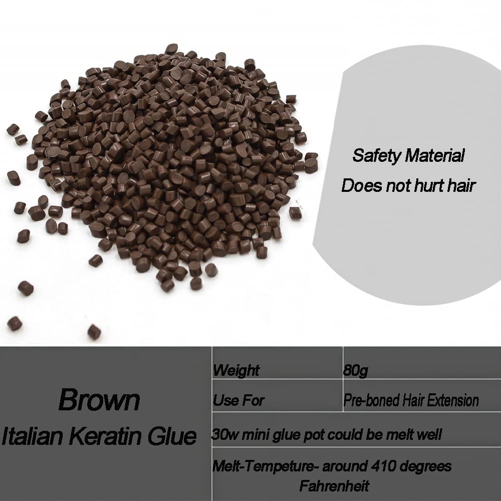 REOU Italian Keratin Glue Beads provide strong adhesion for durable extensions