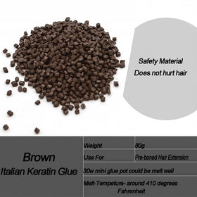 REOU Italian Keratin Glue Beads provide strong adhesion for durable extensions