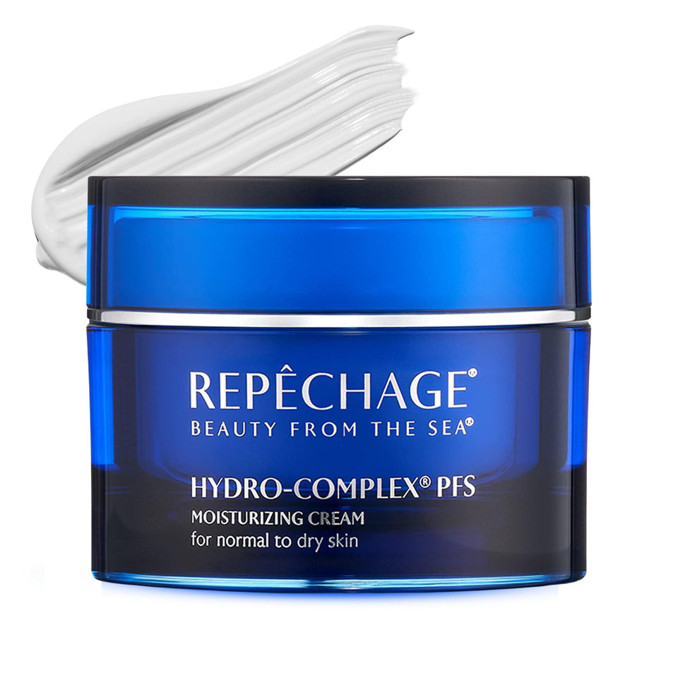 Repechage Hydro-Complex PFS Hydrating Face Cream bottle pouring for deep hydration