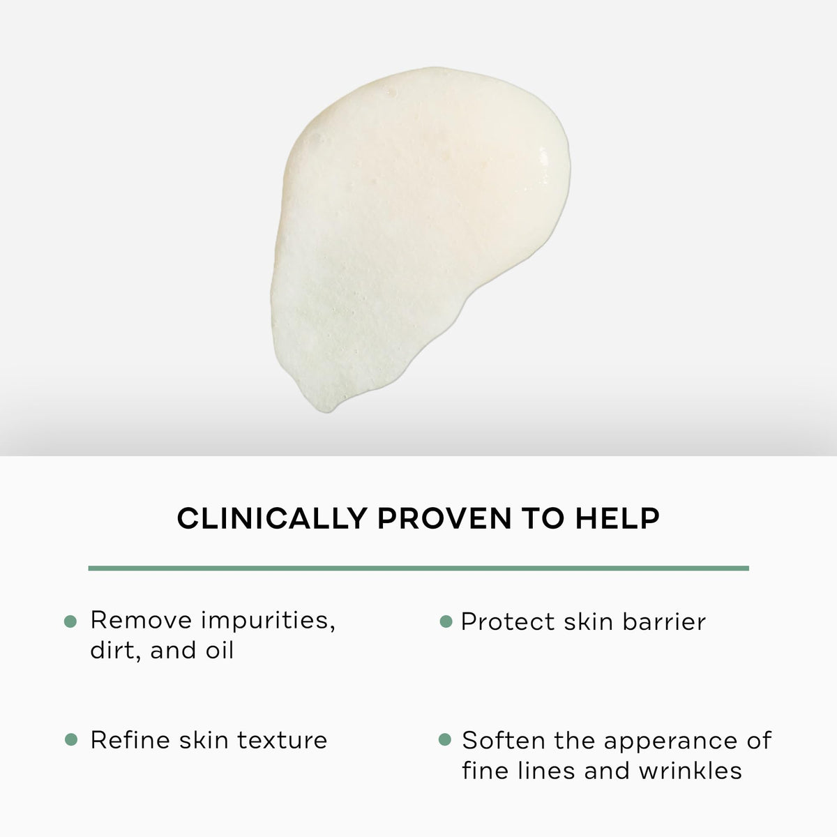 Replenix Glycolic Acid Resurfacing Cleanser lather demonstrates gentle cleansing