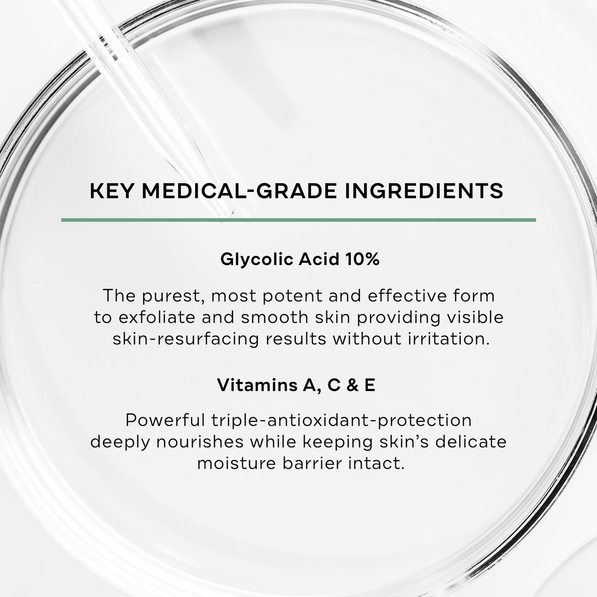 Replenix Glycolic Acid Resurfacing Cleanser pump closeup highlights easy application