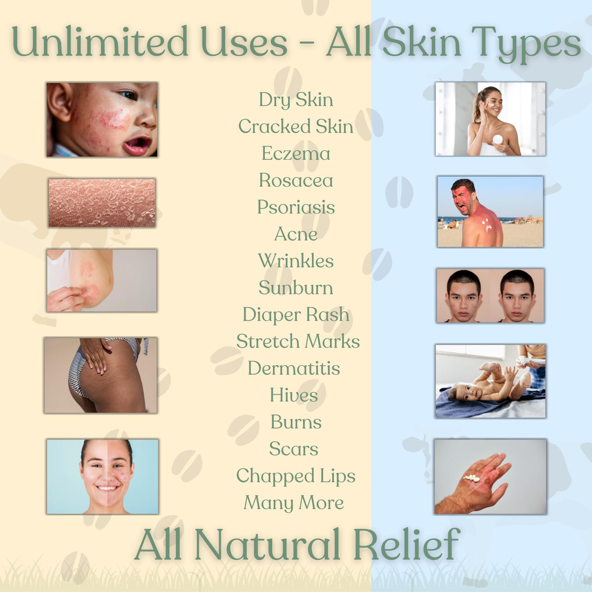 Reroot Organics Naked Tallow Balm packaging emphasizes unscented, gentle care