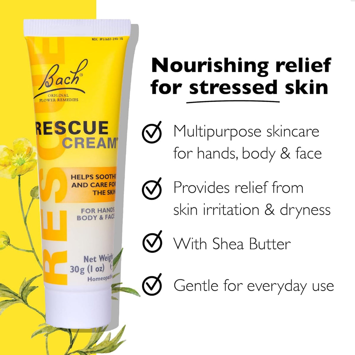 RESCUE Rescue Remedy Cream two-pack tube close-up highlighting compact packaging