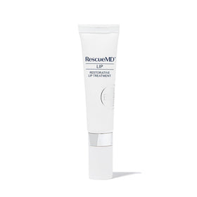 RescueMD Restorative Lip Treatment bottle delivering deep hydration for smoother lips.