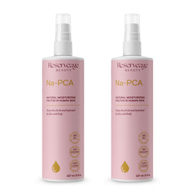 Reserveage Na-PCA Spray bottle for instant facial and body hydration.