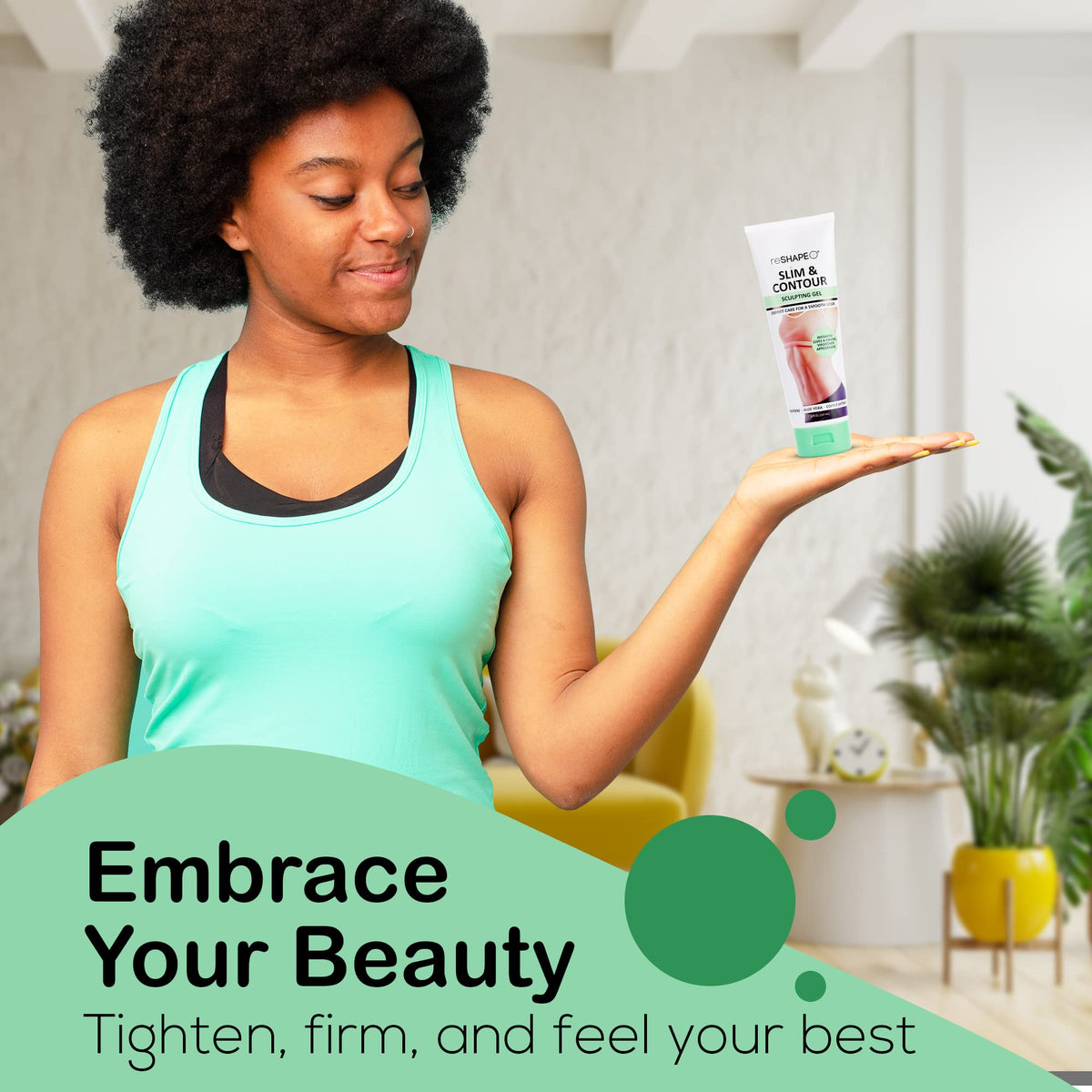 Reshape+ anti-cellulite gel pack showing two-pack convenience for ongoing use.
