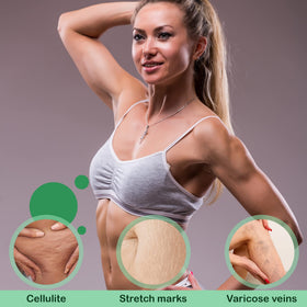 Reshape+ gel texture closeup highlighting light warming feel.