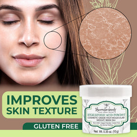 RESURRECTIONbeauty close-up of hyaluronic acid powder texture