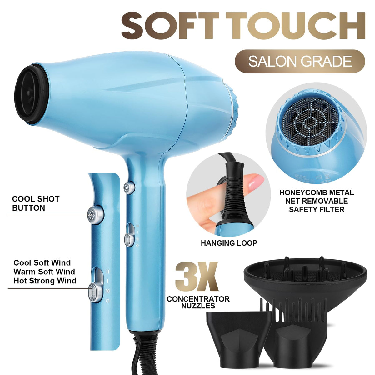 RESUXI dryer with three-speed settings enables adaptable airflow