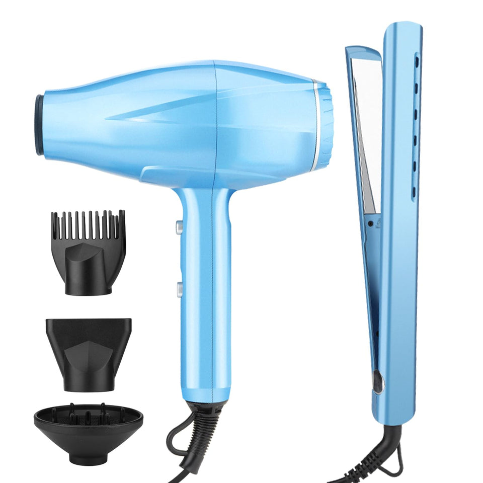 RESUXI 2-in-1 set packaging view for quick styling routines