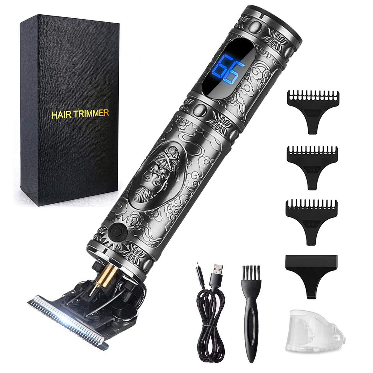 RESUXI hair clippers front view for precise grooming and professional handling