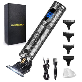 RESUXI hair clippers front view for precise grooming and professional handling