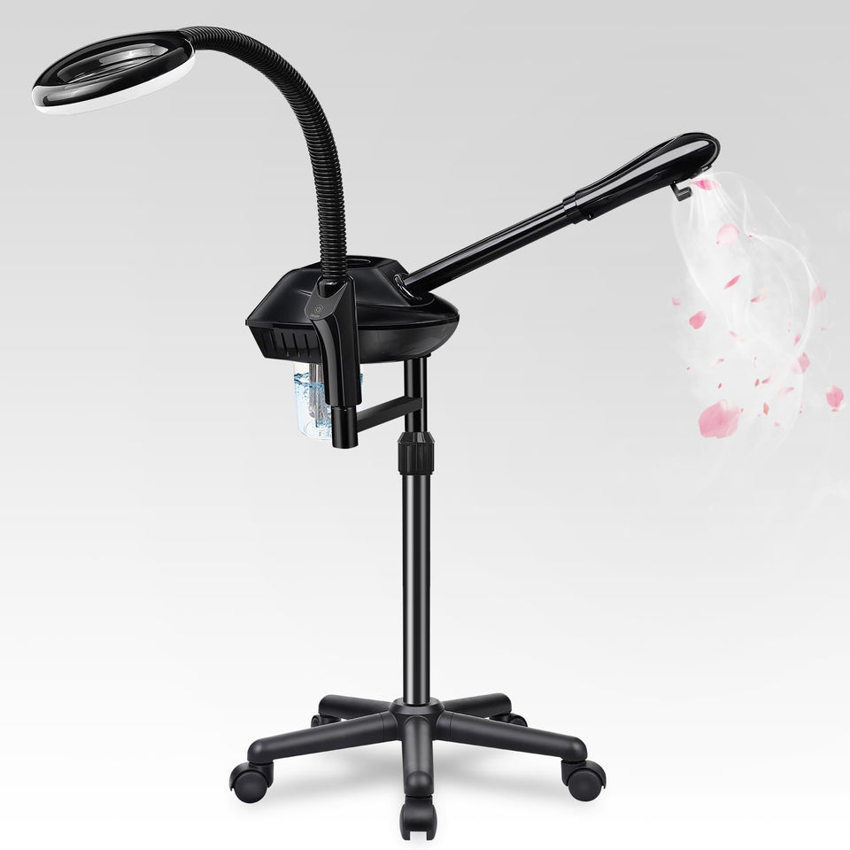 Retain Time facial steamer with ozone humidifier for deep hydration and pore cleansing.