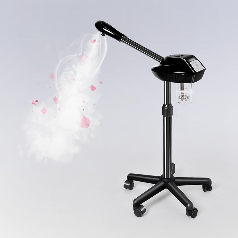 Retain Time facial steamer on wheels for mobile home spa sessions