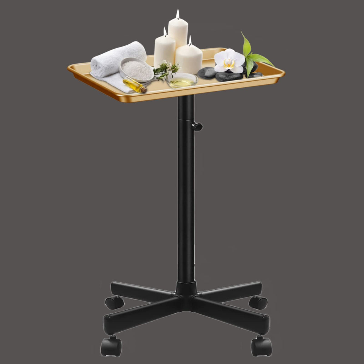 Retain Time beauty spa cart application keeps tools organized and easily accessible