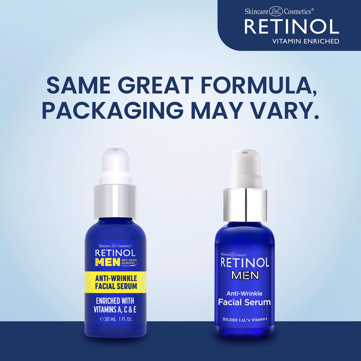 Retinol Anti-Wrinkle Serum close-up texture shows lightweight formula.